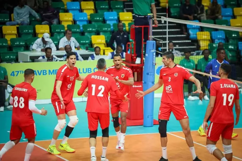 كرة طائرة.. الأهلي يفتتح مشواره الإفريقي بالفوز على الكاميرون الرياضي 